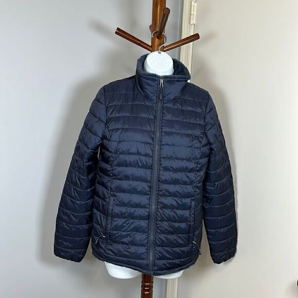 HeatKeep Jackets & Blazers - HeatKeep Navy Blue Coat - Size Small